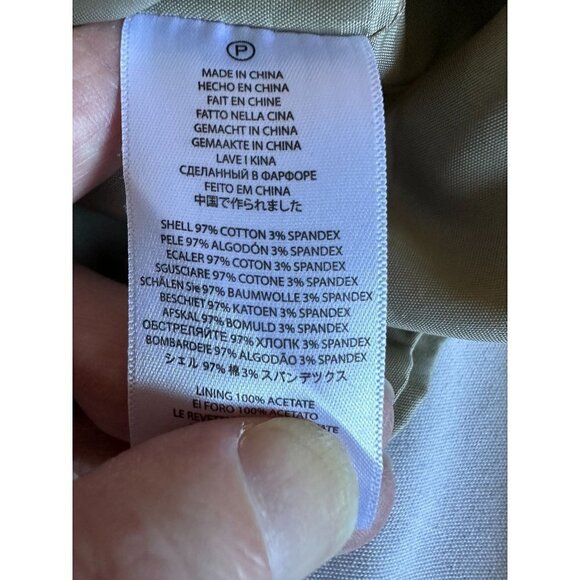 Michael Kors Jacket Blazer Women Sz 14 Button Down Pockets Military Style Lined - Picture 8 of 11